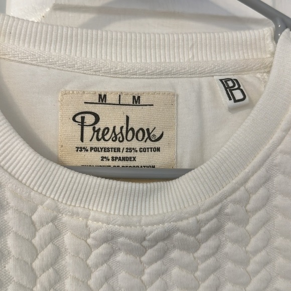 NWOT Women’s Pressbox UCF Knights White Ivory Roxy Crew Pullover Sweatshirt Sz M - Picture 5 of 6